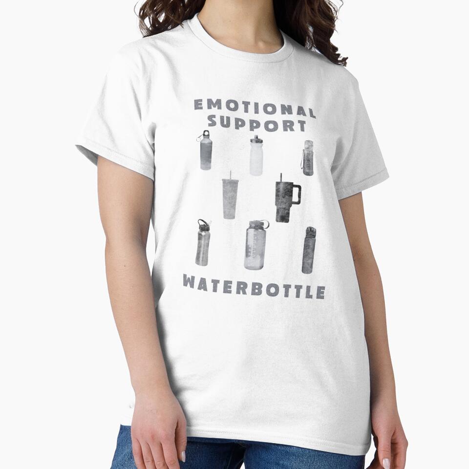 Emotional Support Water Bottle by graerender