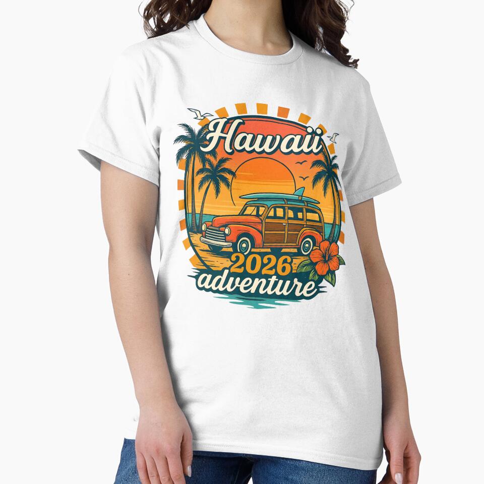 Hawaii Cruise Adventure 2026 Tropical Beach Vacation Design Retro Summer Travel by laggy-soul-0