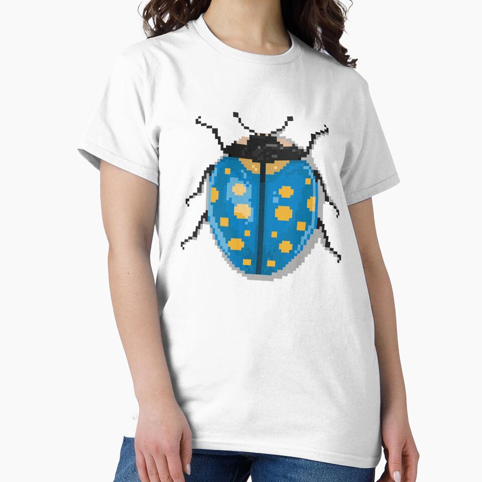 Pixel art beetle nº 032 by Kanistamps