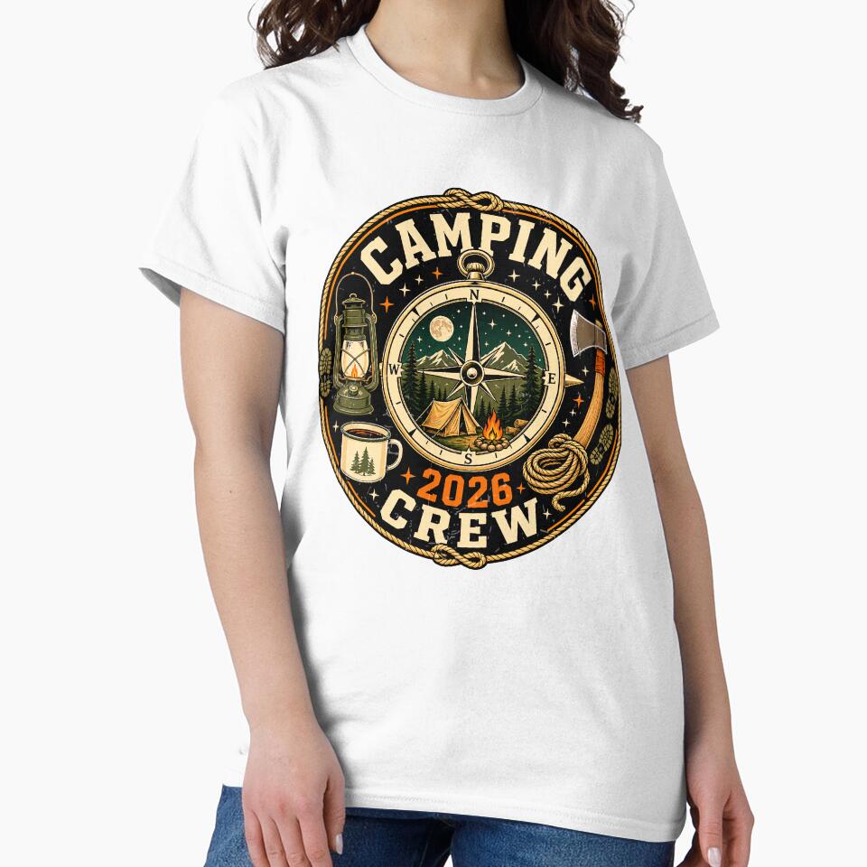 Camping 2026 Crew Vintage Outdoor Adventure by INKPOPTOURI
