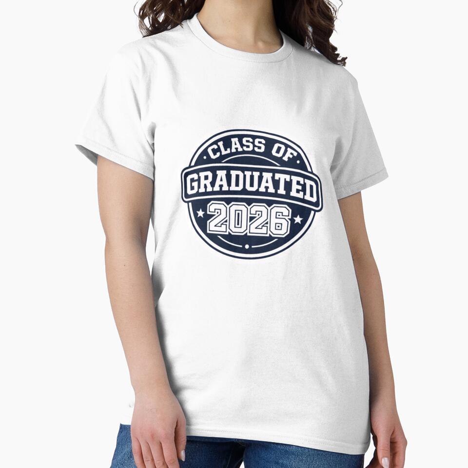 Class of 2026 Graduation Badge – Varsity Style Graduated Design by Purdiole-art