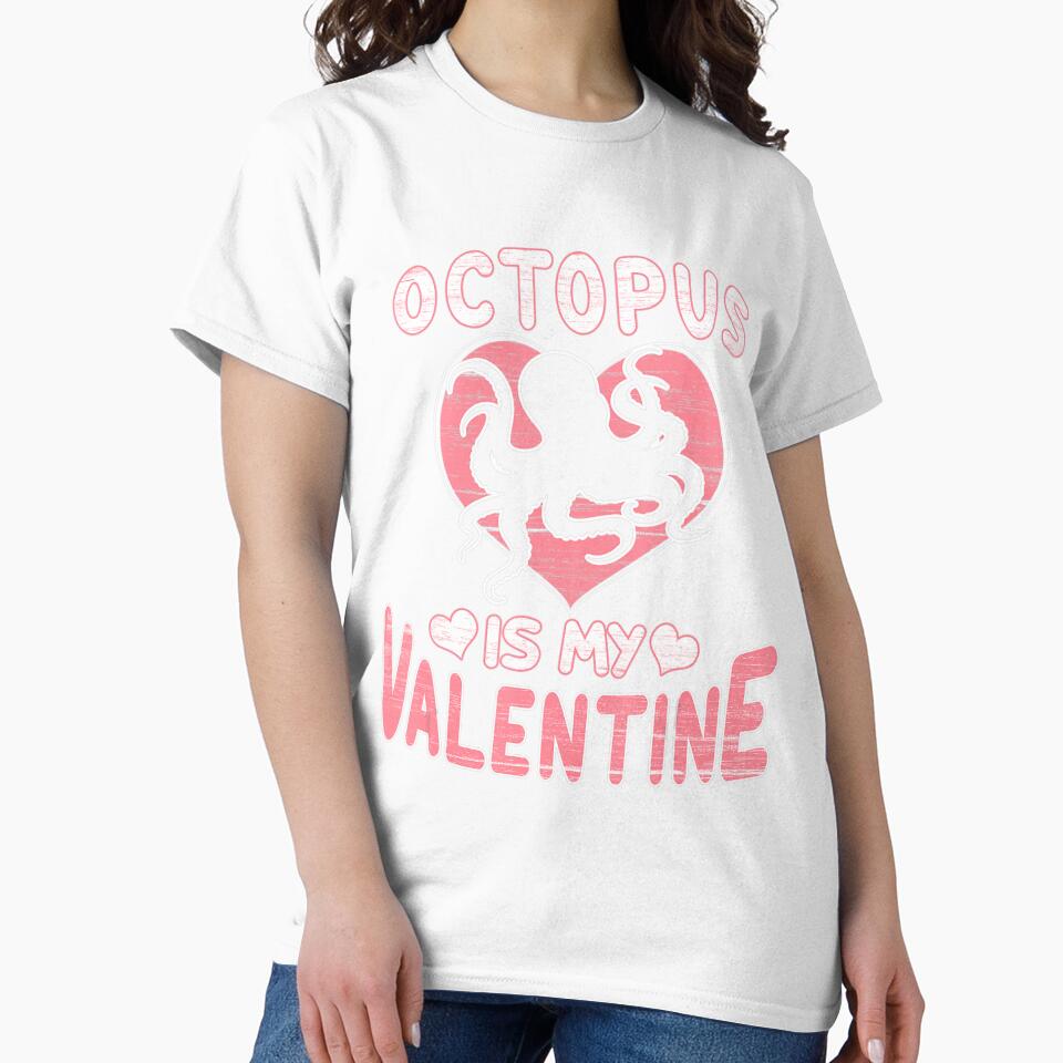 Octopus Is My Valentine Birthday Christmas S Zookeeper by KittyNikolaus