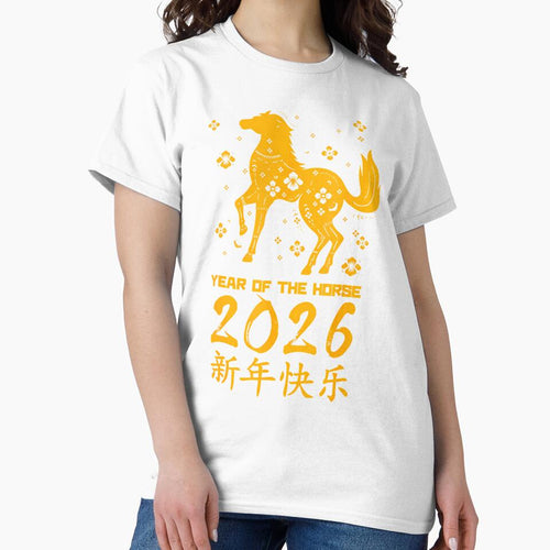2026 New Year Of The Horse Chinese Lunar Zodiac New Year by DawnPatricia