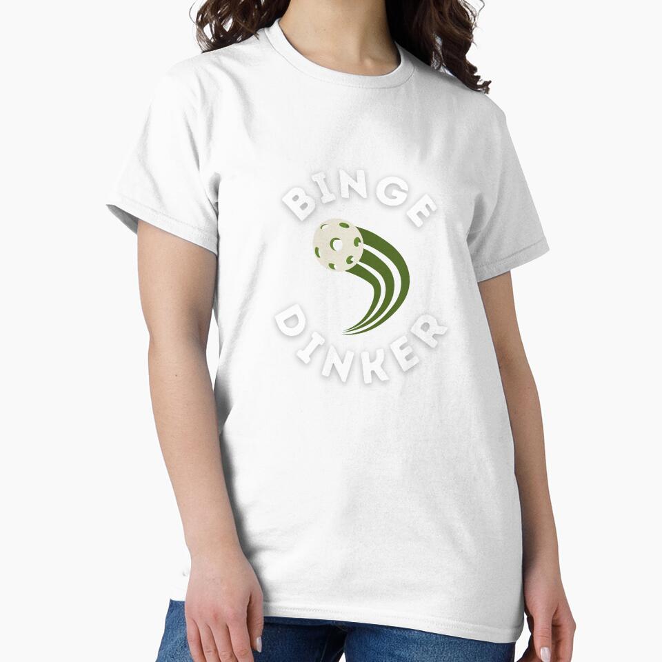 Funny Pickleball Gift BINGE DINKER by UneequeDesigns