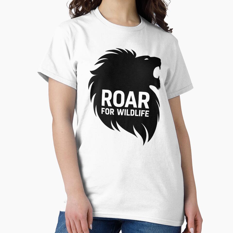 Roar for Wildlife Lion Art by Printiko