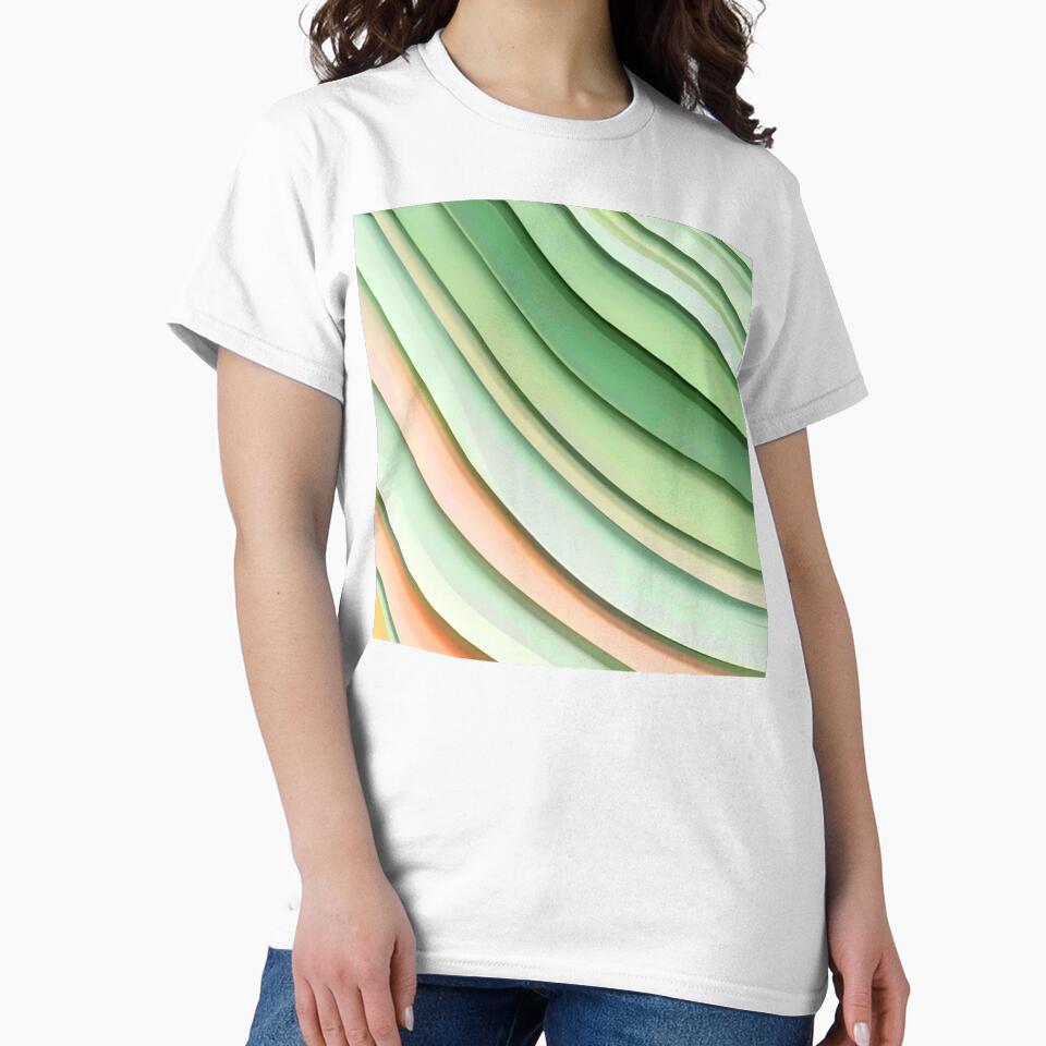 Boho-Style Lime-Cream And Peach Swirls Designs by DEC02