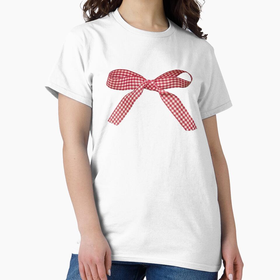 Red Gingham Bow by Farther-Out