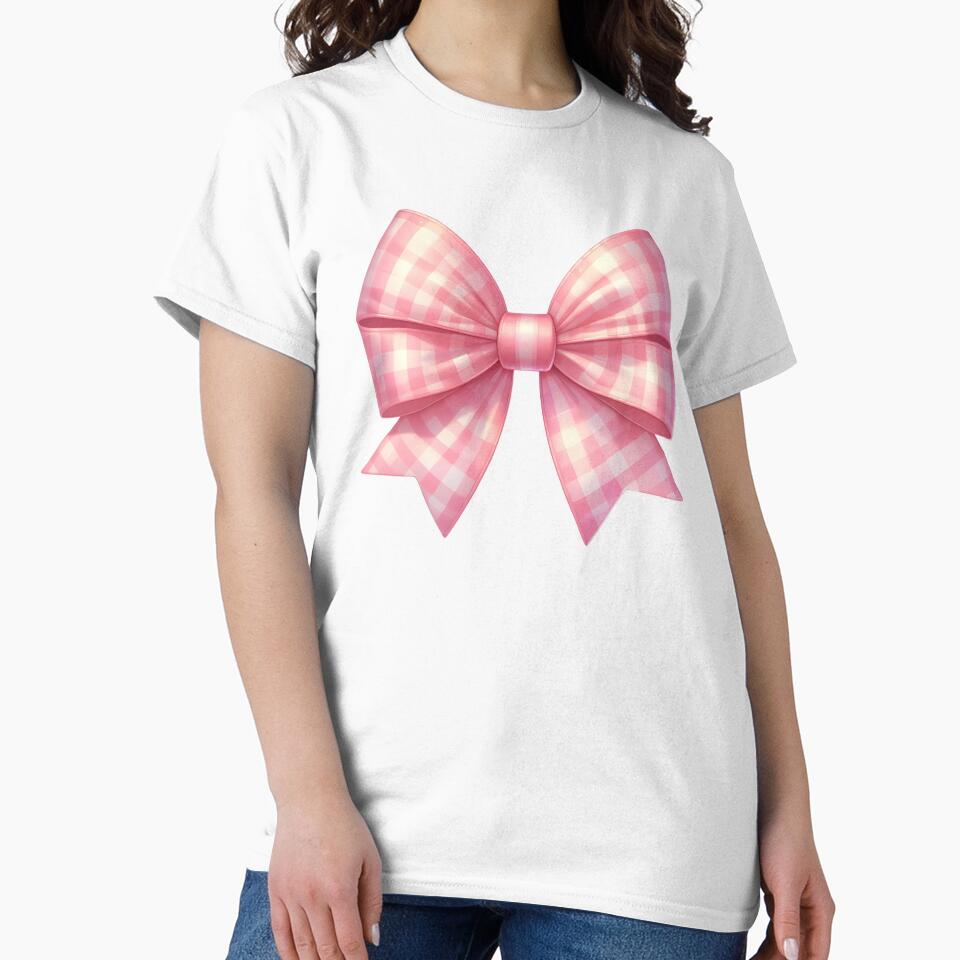 Pink Coquette Bow, Valentines by stylishdzign