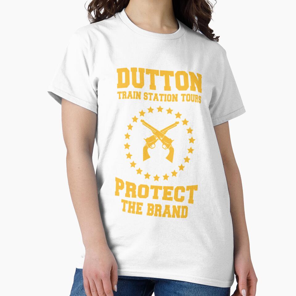 Dutton Train Station Tours Protect The Brand For Western TV Show Lovers, Gift for Fans by wendywildartt