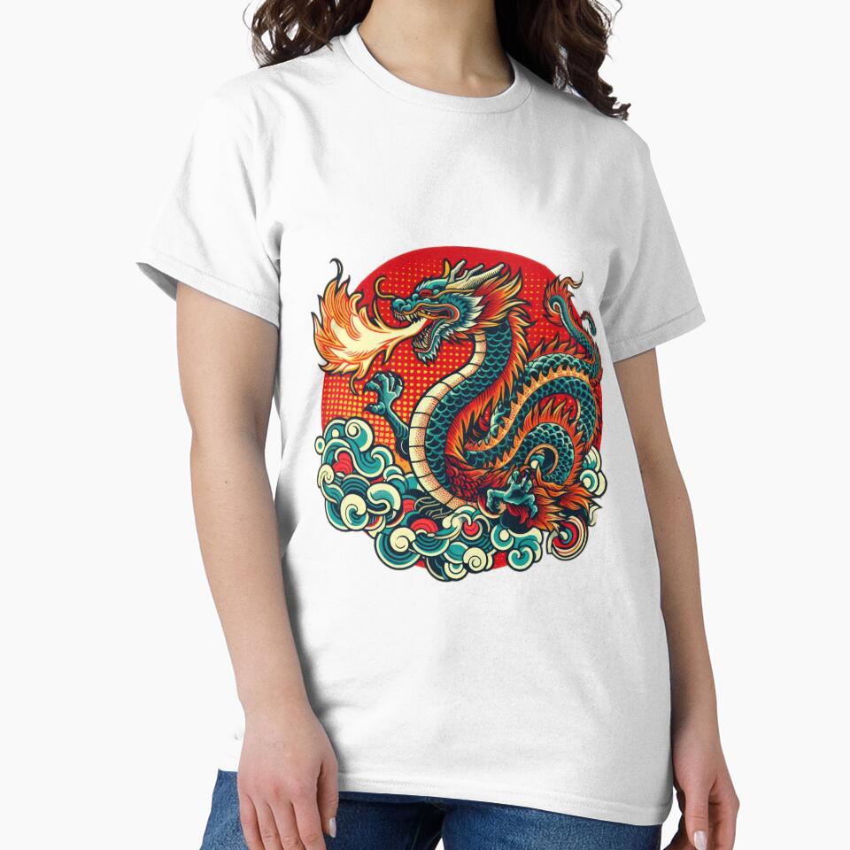 vintage Chinese Flames of the Dragon by Expressions-Sel