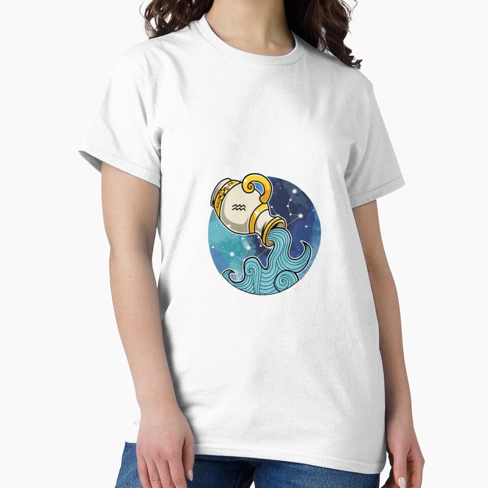 Aquarius zodiac sign illustration by DoodlesnPoodles
