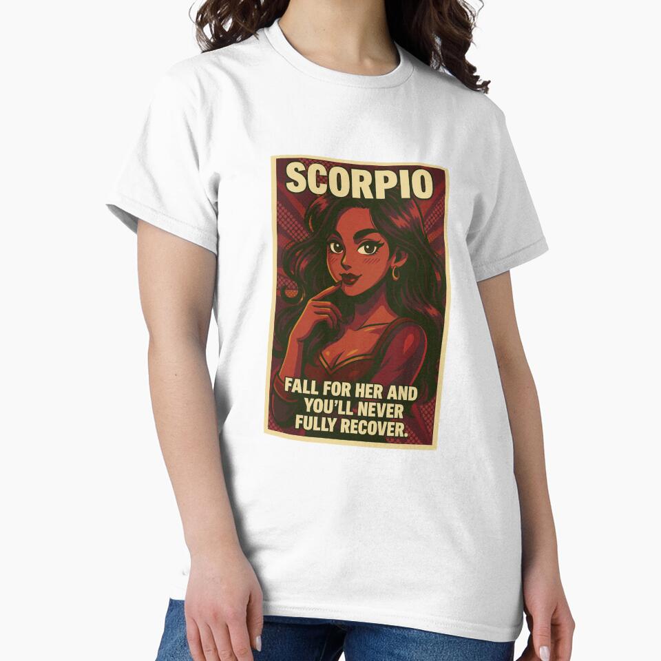 Scorpio Zodiac Girl Pop Art: Fall for Her and You’ll Never Fully Recover by usha5o