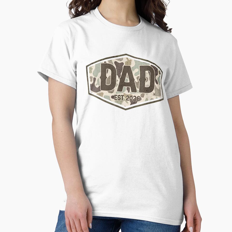 Dad Est. 2026 Logo Father 2026 Loading New Dad 2026 by Goleon12