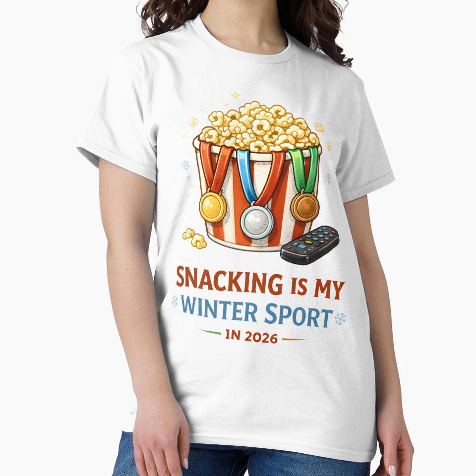 Snacking Is My Winter Sport 2026 by AnnDesignStudio