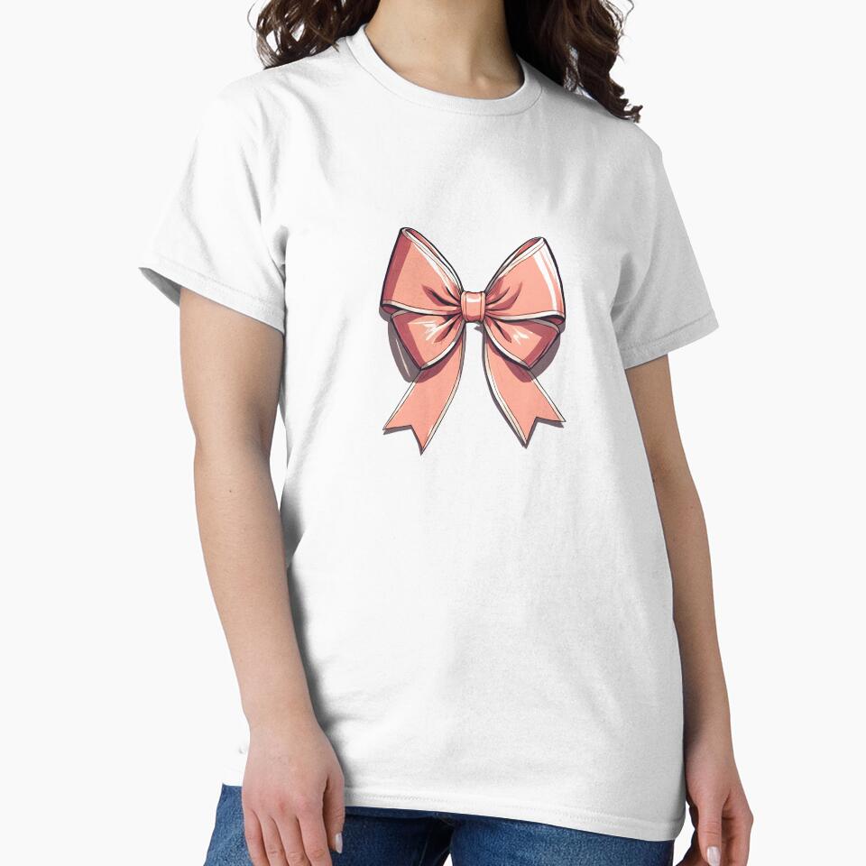coquette vintage pink ribbon bow by TheFarmacista
