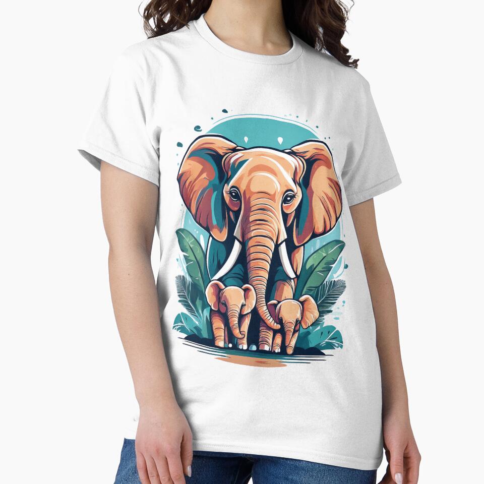 Elephant Love Illustration by RockitBaby