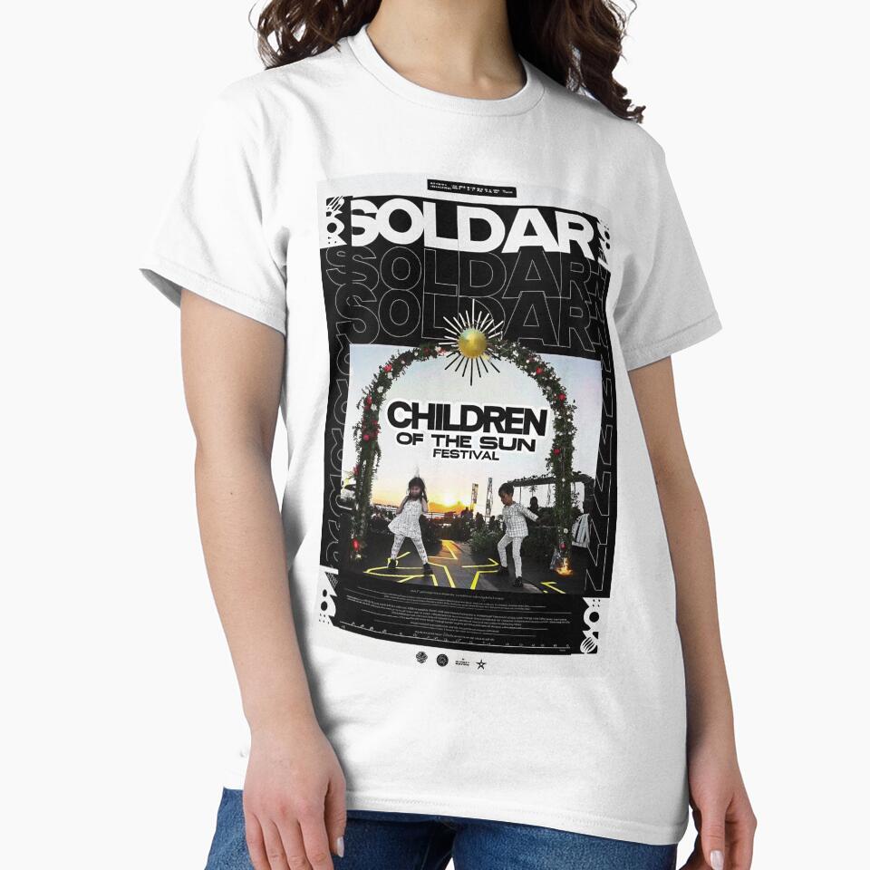 Soldar Children of the Sun Solarpunk Festival Design by Raw-Ink