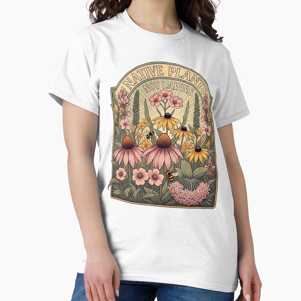 Vintage Native Plants Botanical Illustration by SholoStudio