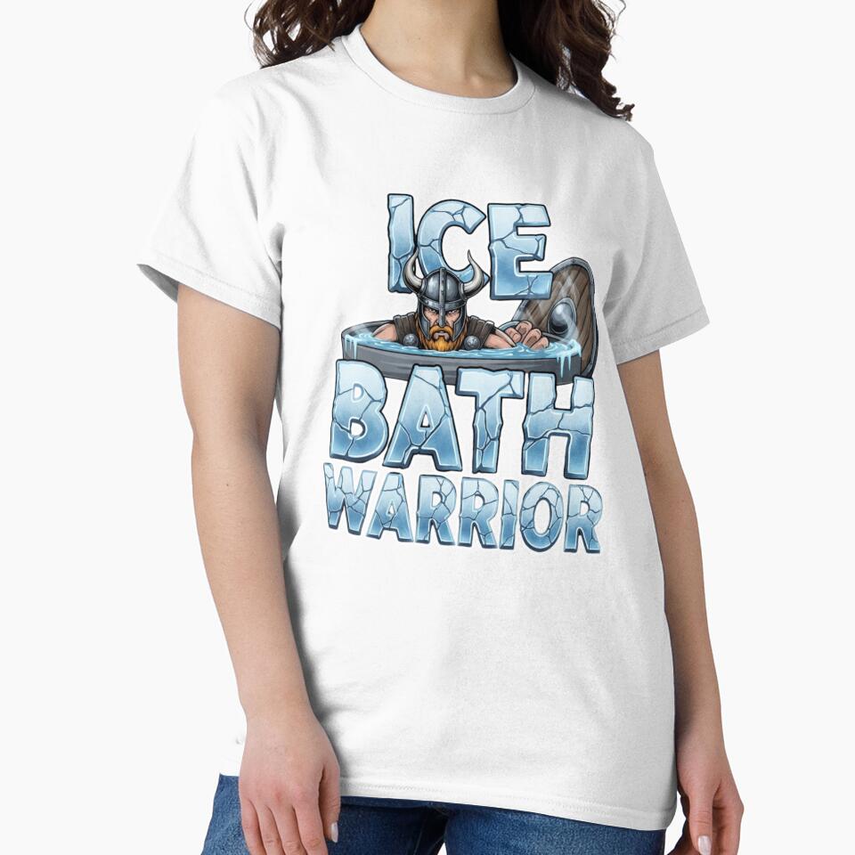 Ice Bath Warrior | The Biohacker Aesthetic Recovery Tee by FitEnvy
