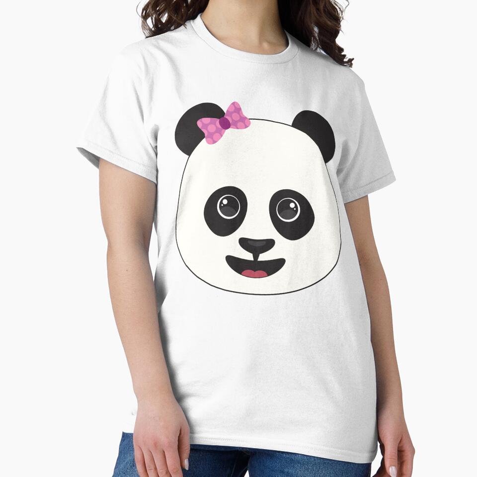 Cute Baby Panda Bear Girl by Captain Creative