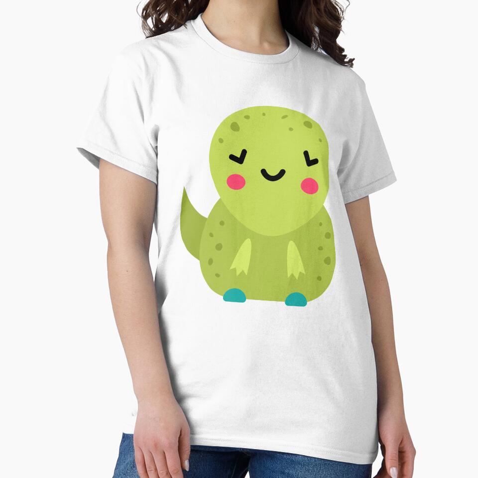 Kawaii Velociraptor Adorable Dino Design by missbobbit
