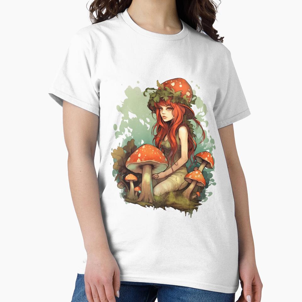 Fantasy Forager | Toadstool Mushroom Girl by CardBoardTables