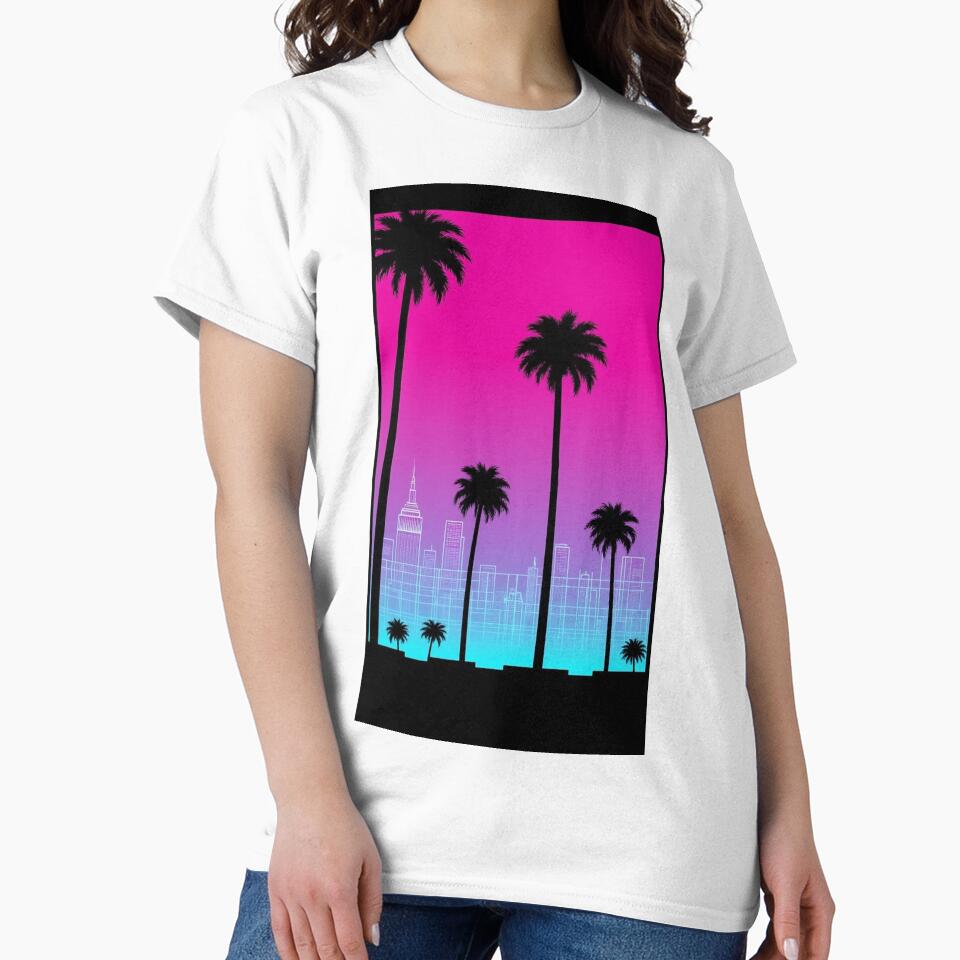 Digital Cityscape | Neon Grid on the Boulevard Lo-Fi Art by Esterlane