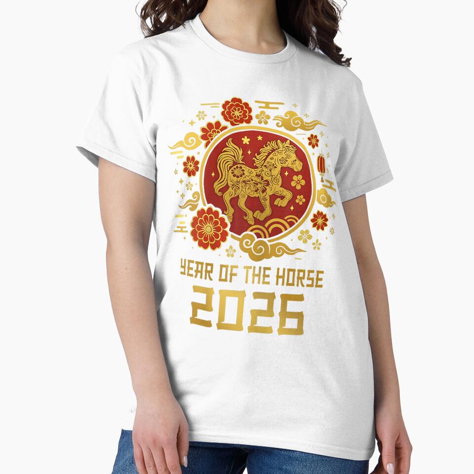 Year Of The Horse 2026 - Chinese New Year Zodiac by pixldraw