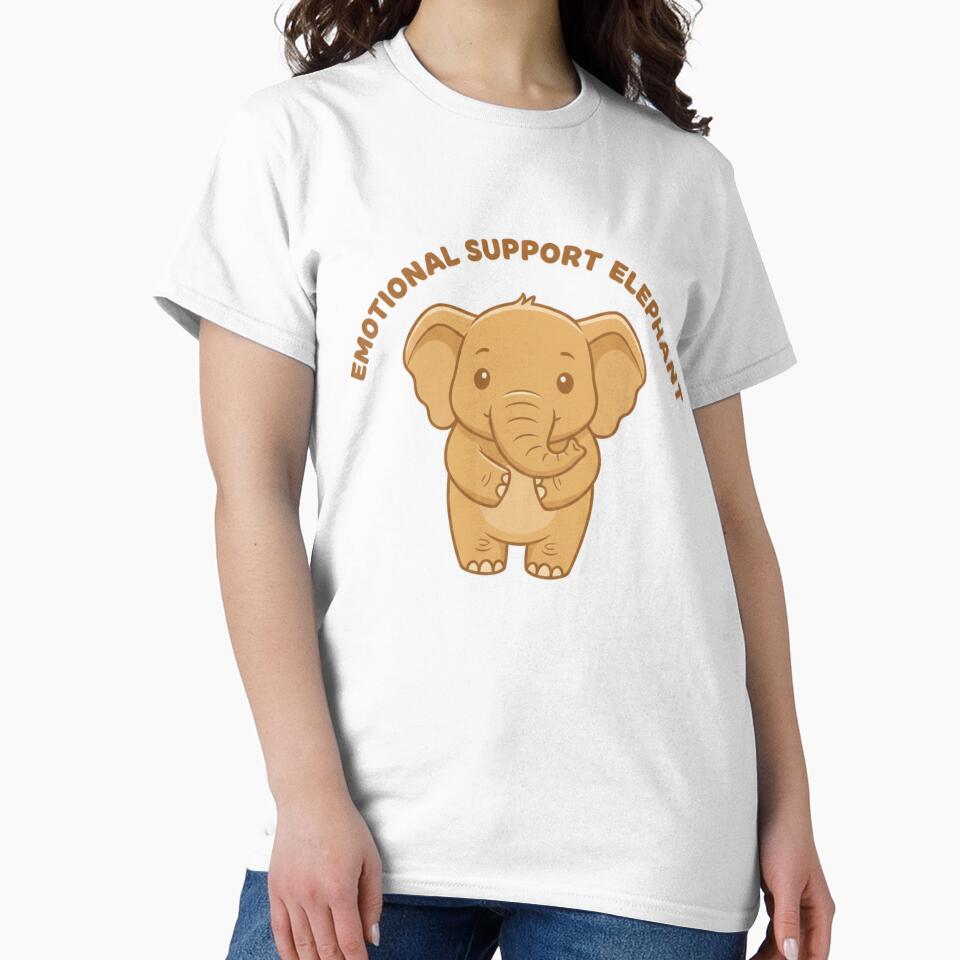Elephant Minimalist Sticker Savanna Emotional Support Art by SavannaStrikes