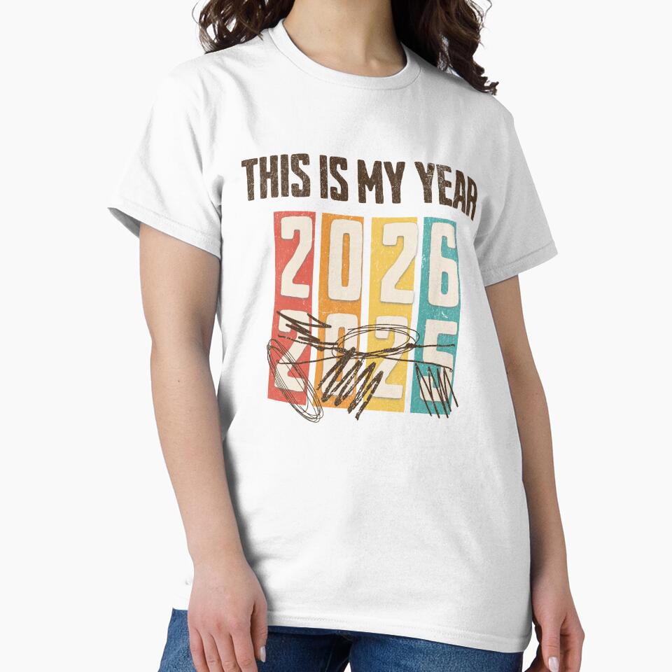 This Is My Year 2026 (2025 Crossed Out) by Nacho Average Designs