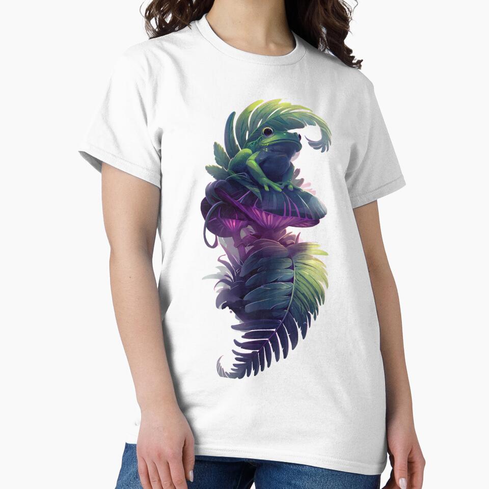 Frog Poison Mushroom Throne by IllumeInk