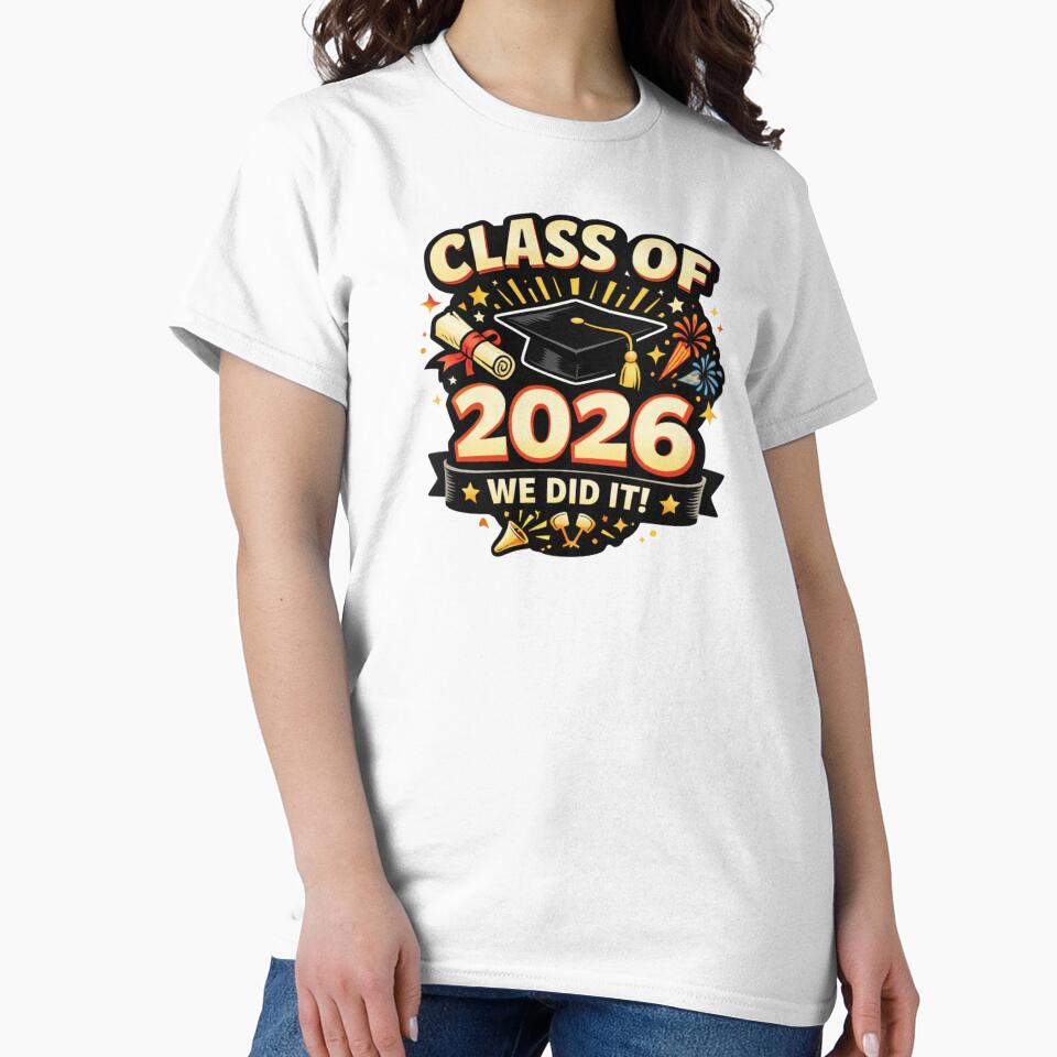 Class of 2026 Graduation Cap Fireworks Senior Grad Gift Sticker by jglobal360