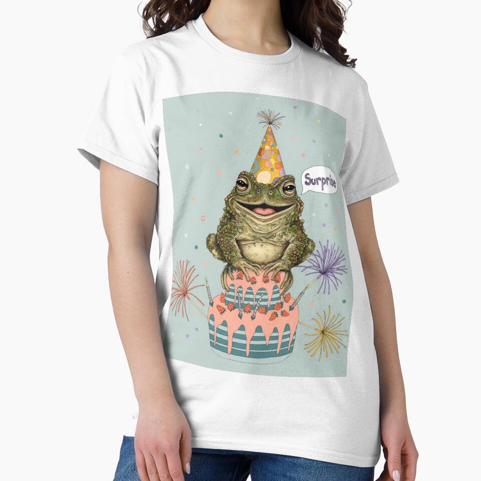Goblincore Tod Birthday | Retro Arcade Carpet Cute Goblin Fantasy Card Art by Ruta