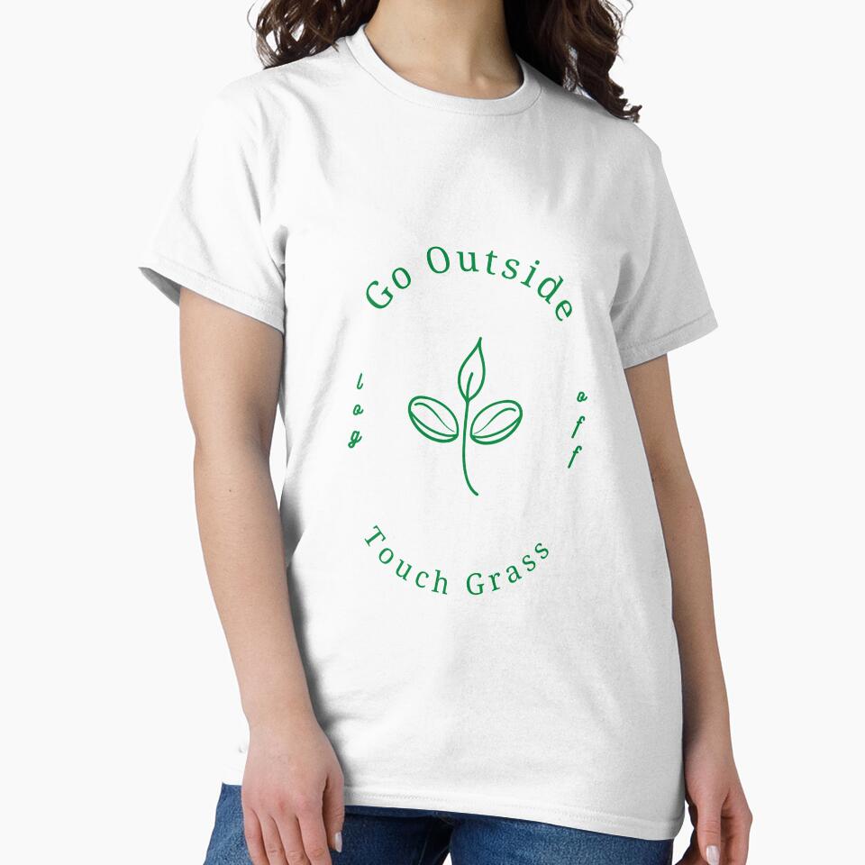 Go Outside, Touch Grass (GREEN VERSION) by OscarWhitman