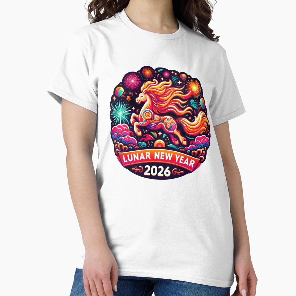 Lunar New Year 2026. Year of the Fire Horse by Myra365Art