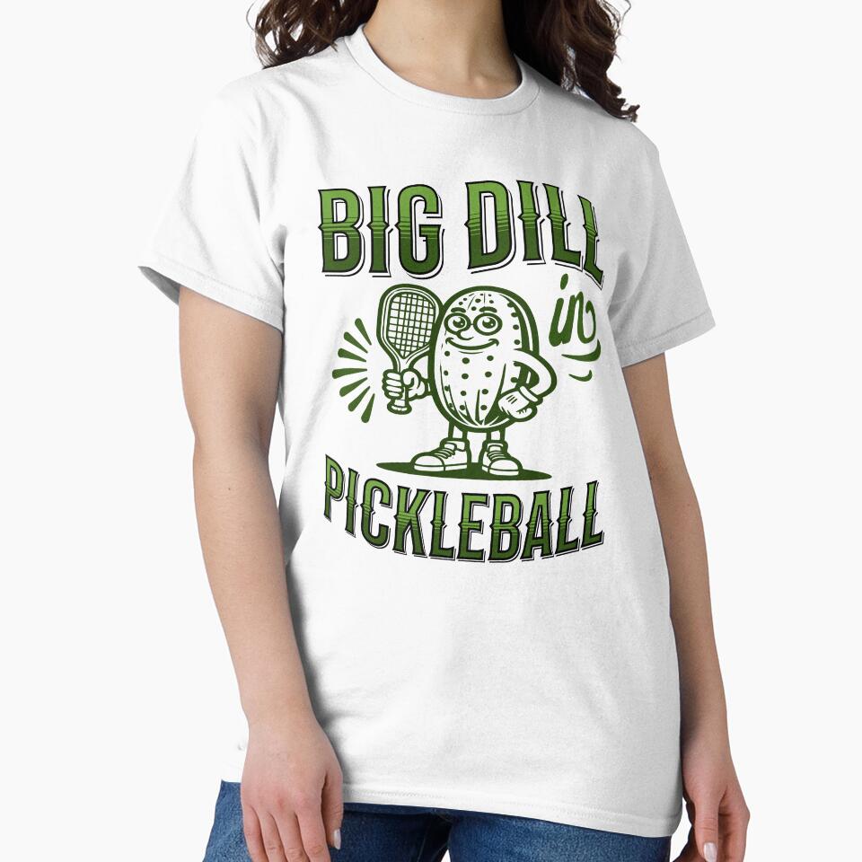 Big Dill in Pickleball - Funny by humnoo