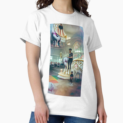 A non-binary partner, possibly involved in a carousel-based religion by kiertwice