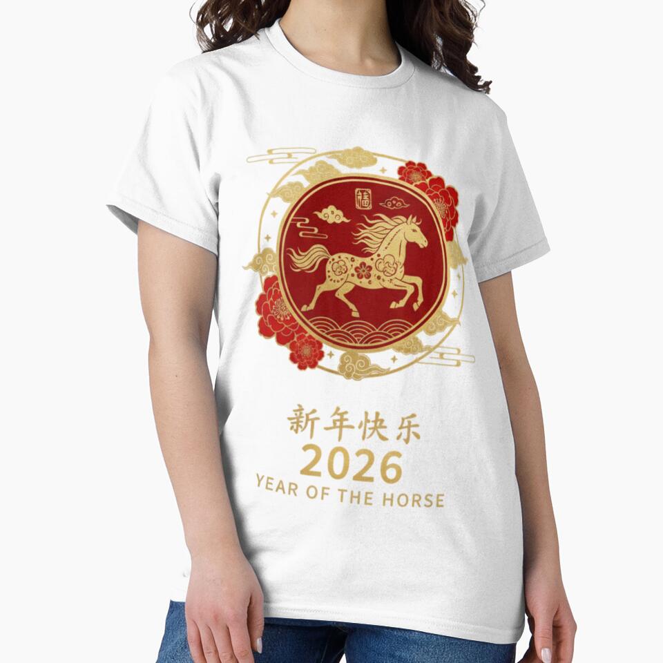 Year Of The Horse 2026 Chinese New Year Zodiac by BRANDOOA