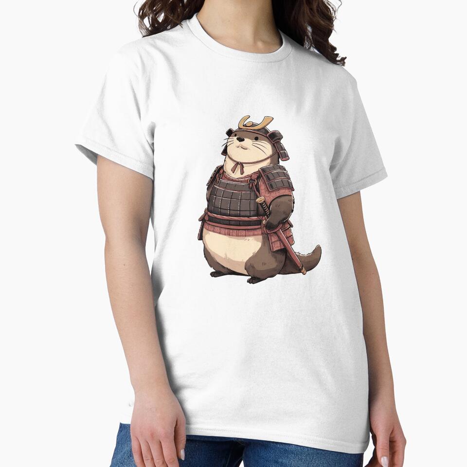 Cute Otter Samurai by Takeda-art