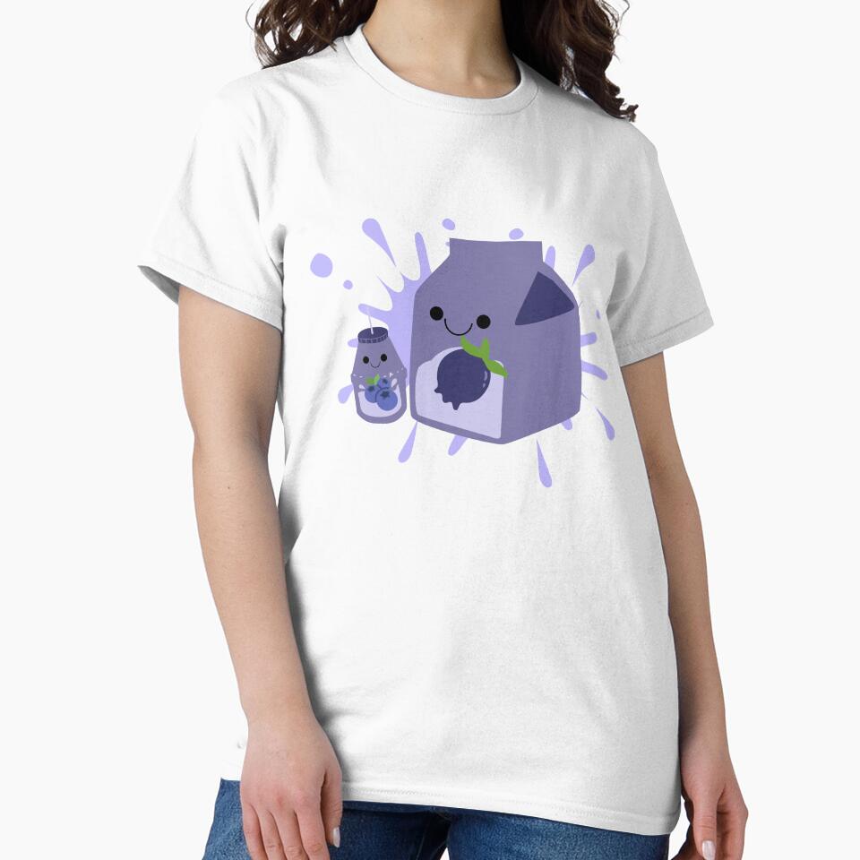Kawaii Blueberry Milk by ReyelsArt