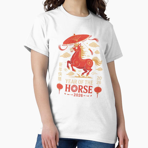 2026 Year of the Horse Festive Chinese New Year Design by Gogetgiggles