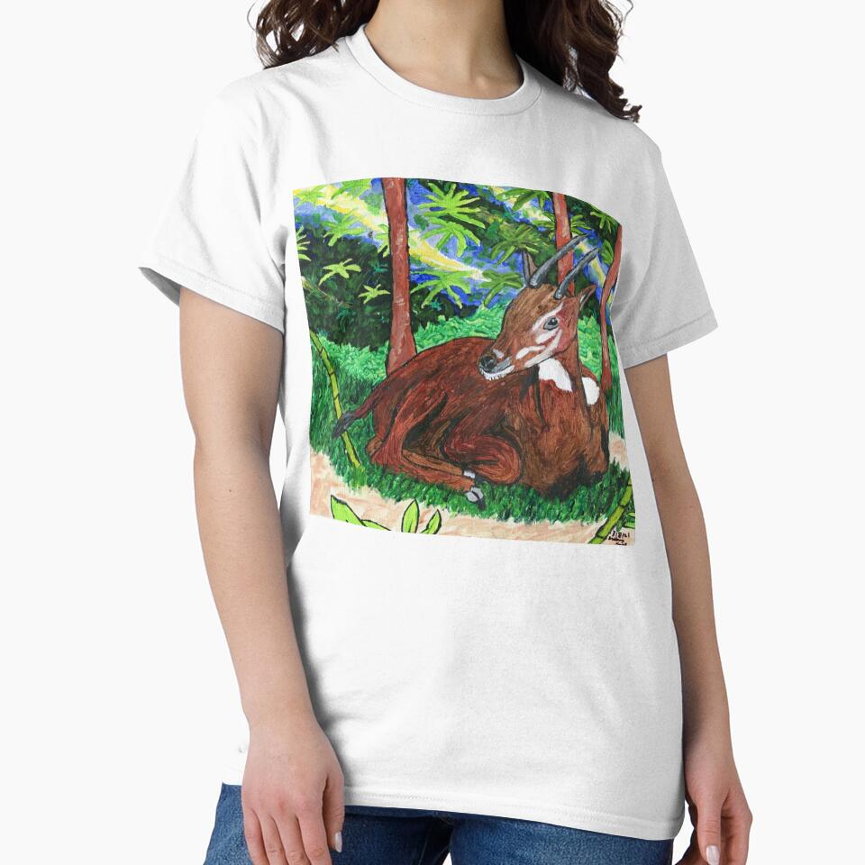 Saola (Critically Endangered) by ArtbyBrittney