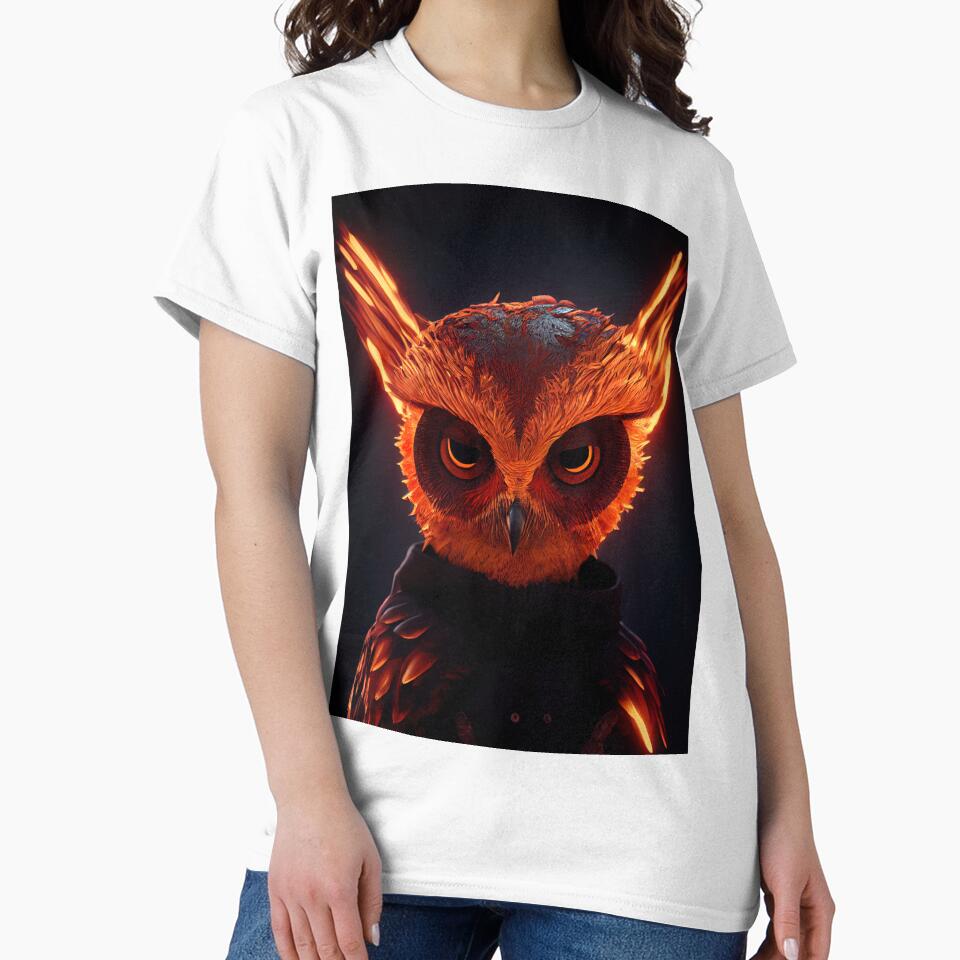 Magma fire owl - Midjourney by AI1artist