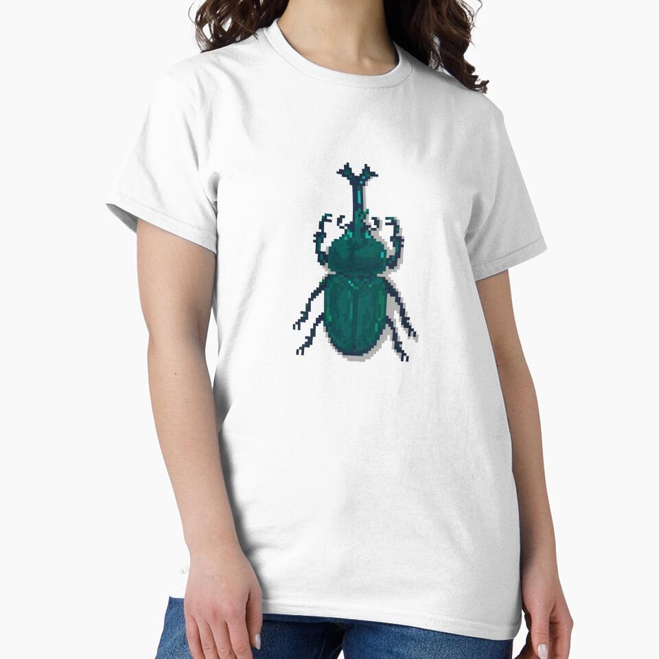 Pixel art beetle nº 49 by Kanistamps