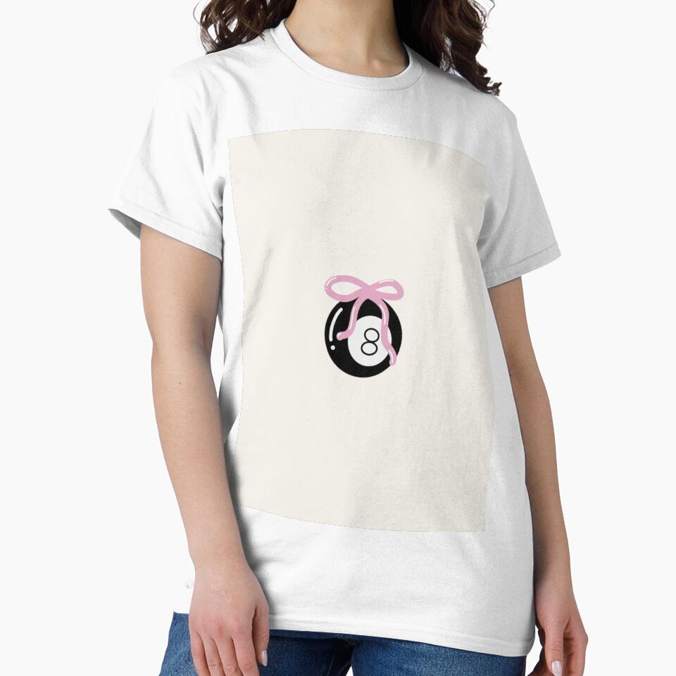 Eight Ball Bow Abstract Print Coquette Cute Soft by DALdesignstore