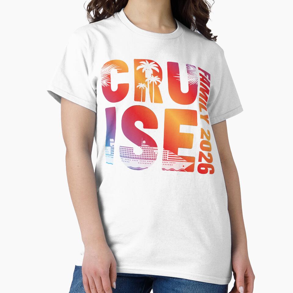 Cruise Shirts Cruise Family Matching Shirts Family Cruise 2026 Vacation Tshirt by LessIsLoud