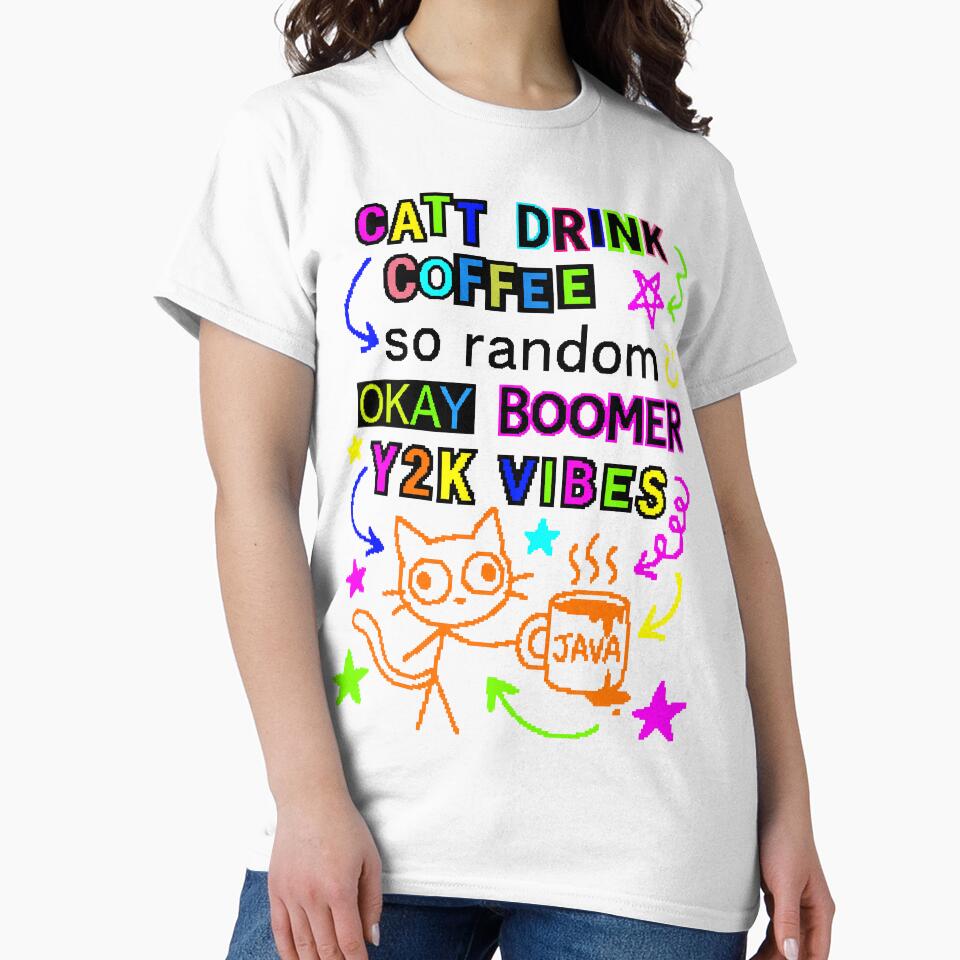 Art Coffee Cat Chaos Gen Z Aesthetic Meme by ART ATTACK ZONE