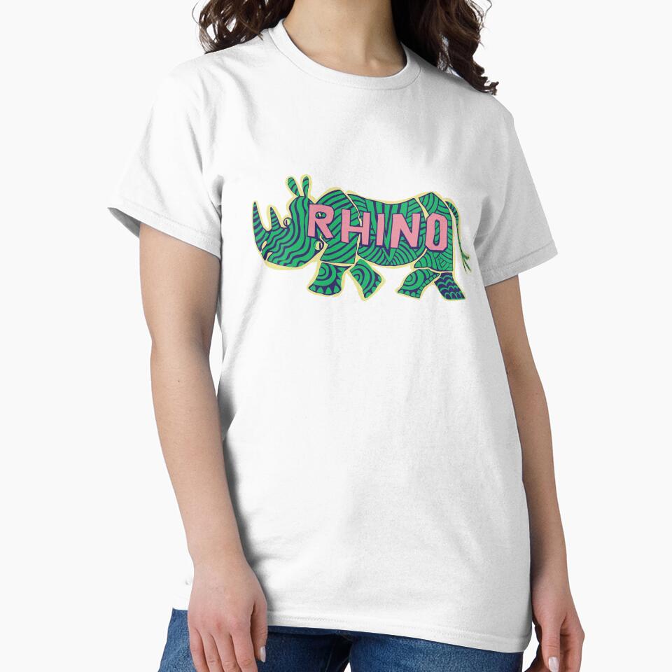 rare green-blue striped rhinoceros by duxpavlic