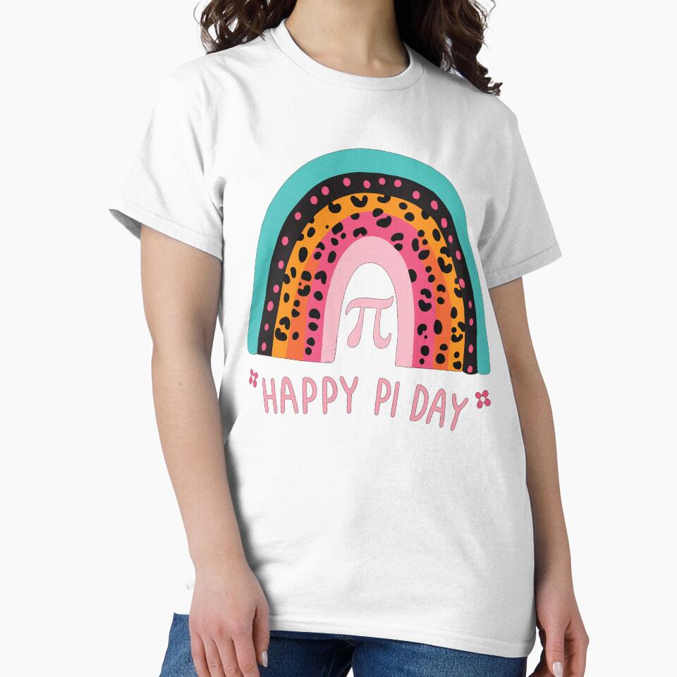 Happy Pi Day 3.14 Colorful Rainbow by Thomas Remmers