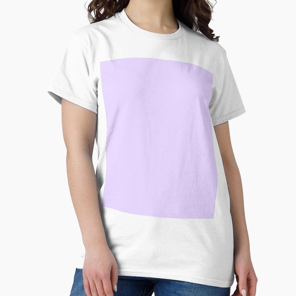 Lavender Mist Minimalist Solid Color by TulipVibes
